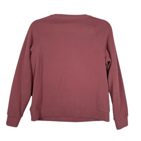 Marc New York Cozy Ribbed Crew Neck sweatshirt Rose Pink Size XS - Picture 4 of 10